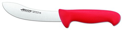 Cuchillo para despellejar  Arcos Colour  de acero inoxidable y mango ergonómico - Rojo