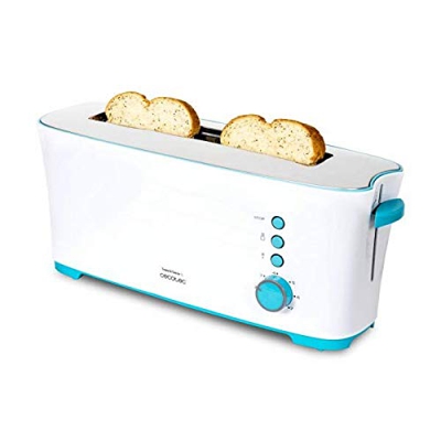 Tostador Cecotec ToastTaste 1L Blanco 7 Potencias 1000W, Tostadores