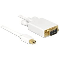 mini Displayport > VGA 15 pin male 1m mini Displayport 20pin VGA 15pin Blanco, Cable en oferta