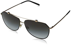 Dolce & Gabbana - Gafas De Sol De Mujer Modelo Aviador En Negro Y Dorado precio