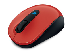 Microsoft - Ratón BlueTrack Sculpt Mobile Rojo en oferta