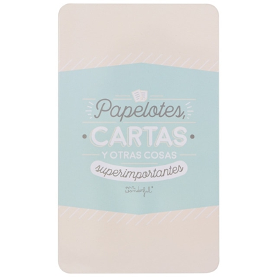 Mr. Wonderful - Caja Metálica : Papelotes, Cartas Y Otras Cosas Super Importantes