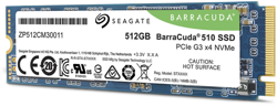 Seagate BarraCuda 510 512GB NVMe PCI Express 3.0 - Disco Duro M.2 características