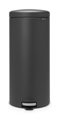 Cubo de basura con pedal Brabantia Newlcon 30 L Negro