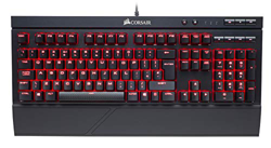 Corsair K68 LED Rojo Cherry MX Red - Teclado en oferta