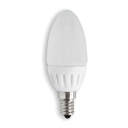 Bombilla vela mate 3w LED 290l. cal. características