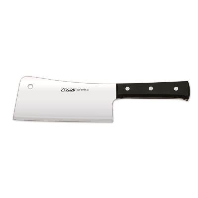 Macheta Arcos Universal 288300 de acero inoxidable Nitrum y mango de Polioximetileno y hoja de 18 cm  y 4 mm esPESO r con funda hoja