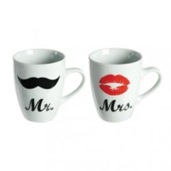 Tazas Mr & Mrs en oferta