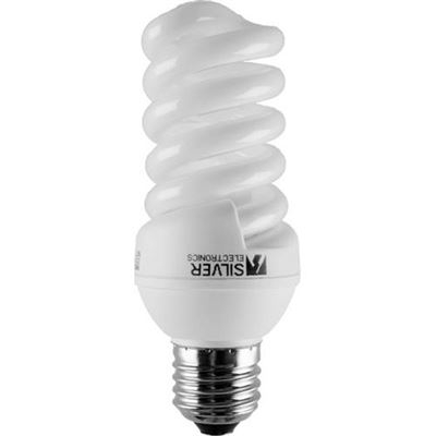 Bombilla mini bajo consumo blanca 20w. E27