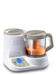 Nuvita 1966 Pappasana Vapor Combo 2 Mini Robot de Cocina para Bebé- Procesador de Alimentos 6-en-1 Pica, Licua, Descongela - Calentador de Biberón - E precio