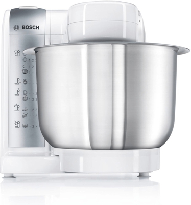 Bosch MUM48140DE Küchenmaschine 3-D Rührsystem 3,9L Edelstahlrührschüssel