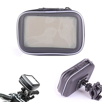 DURAGADGET Estupendo Soporte De Bicicleta con Funda Protectora para El GPS Garmin Nüvi 2445 - Resistente Al Agua - ¡Seguridad para Su GPS Ante Todo!