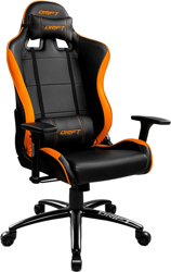 Drift DR200 Silla, Piel sintética, Negro/Naranja, 48x61.5x129 cm en oferta