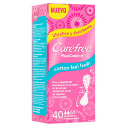 CAREFREE protector flexicomfort 40 uds características