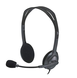 H111 Binaural Diadema Gris, Auriculares con micrófono precio