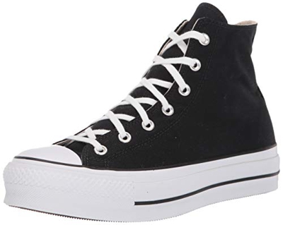 Converse - Zapatillas Casual De Mujer Chuck Taylor All Star Platform Lift Clean Alta Lona