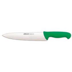 Cuchillo de cocinero  Arcos Colour - Prof  292221 de acero inoxidable Nitrum y mango ergonómico de Polipropileno y hoja de 25 cm, funda display en oferta