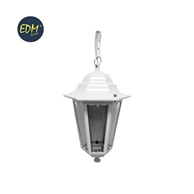 Farol aluminio techo blanco 41x23 cm  EDM mod: marsella