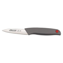 Cuchillo Mondador Arcos Colour - Prof  240000 de acero inoxidable Nitrum y mango ergonómico de Polipropileno y hoja de 8 cm, funda display en oferta