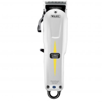 TOSATRICE WAHL CORDLESS SUPER TAPER BIANCO PROLITHIUM SERIES