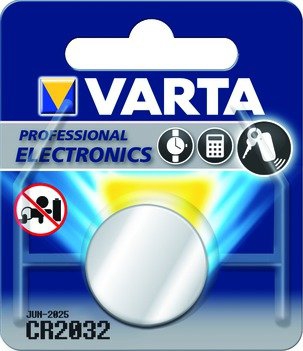 Pile/battery bouton Varta 3V Lithium CR2032/CR2025/CR2016 EXP 2027