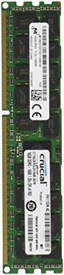 Crucial PC3-12800 (DDR3-1600) 16GB RDIMM 1600 MHz PC3-12800 DDR3 SDRAM Memory (CT16G3ERSLD4160B)