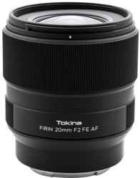 Tokina Firin f2 20 mm FE AF características