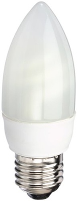 Osram 944481 Duluxstar Minicandle - Bombilla de bajo consumo con forma de vela (7 W / 825 equivalentes a 30 W, E27), luz blanca cálida