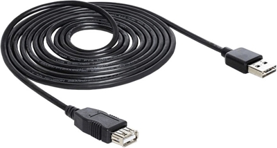 EASY-USB 2.0-A - USB 2.0-A, 5m cable USB USB A Negro