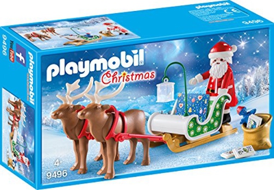 Playmobil- Trineo de Papá Noel con Reno Juguete, (geobra Brandstätter 9496)