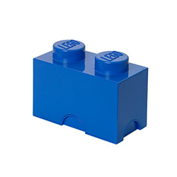 Ladrillo de almacenamiento LEGO (2 espigas) - Azul precio