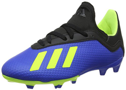 adidas X 18.3 FG, Zapatillas de Fútbol para Niños, Azul (Football Blue/Solar Yellow/Core Black), 38 2/3 EU en oferta