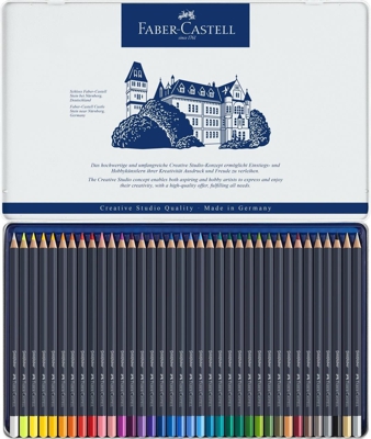 Faber Castell Goldfaber Colour Pencil in Metal Tin (Pack of 36)