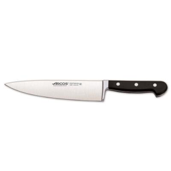 Cuchillo Cocinero Arcos Clásica 255100 de Acero Nitrum, con Mango de Polioximetileno y hoja de 21 cm en estuche en oferta