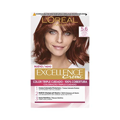 Tintura Permanente Excellence L'Oreal Expert Professionnel Mogano