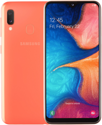 Samsung Galaxy A20e coral precio