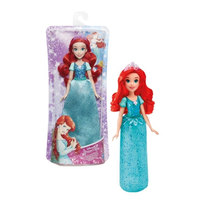 Hasbro - Muñeca Ariel Brillo Real Princesas Disney