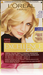 Tinte Excellence Creme Supreme 01 Rubio Ultra Claro Natural #Edcca9 características