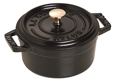 Staub Minicocotte redonda 10 cm negro