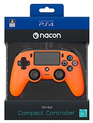 Nacon Wired Compact Controller anaranjado