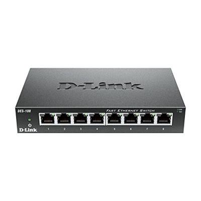 D-Link DES-108 8p 10/100Mbps Auto MDI/MDI-X - Switch