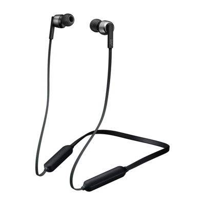 JVC - Auriculares De Botón HA-FX45BT-BE Negro Bluetooth Con Banda Flexible