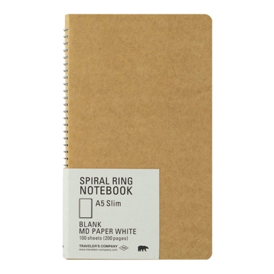 Traveler's Company - Cuaderno Spiral A5 Blanco