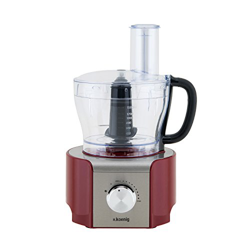 Robot de cocina H Koenig MX-18 800W 8 funciones mixer Rojo precio