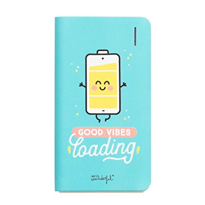 Mr. Wonderful - Batería Externa "Good Vibes" De 6000 MAh