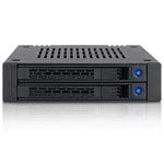 Icy Dock MB742SP-B ExpressCage - 2 x 2.5" SAS/SATA HDD/SSD Wechselrahmen en oferta