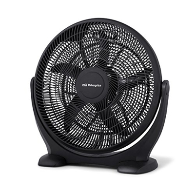 Orbegozo - Ventilador Box Fan BF 0150 Gran Caudal De Aire Negro