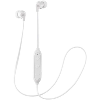 JVC - Auriculares De Botón HA-FX21BT-WE Blanco Bluetooth Con Micrófono