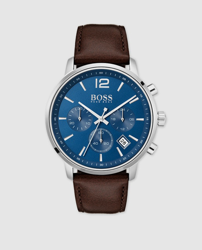 Hugo Boss - Reloj De Hombre 1513606 Cronógrafo De Piel Negro precio