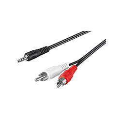 Wentronic 2xRCA-Macho a 1xJack3.5-Macho 1.5m - Cable Audio características